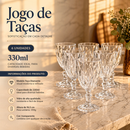 Kit 6 Taças Sofisticadas para Bebidas