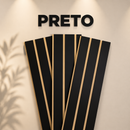 Painel Ripado Autocolante MDF