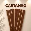 Painel Ripado Autocolante MDF