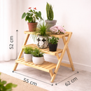 Suporte Para Plantas Estilo Escada Dobrável