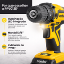 Parafusadeira Furadeira Vonder Compacta Profissional