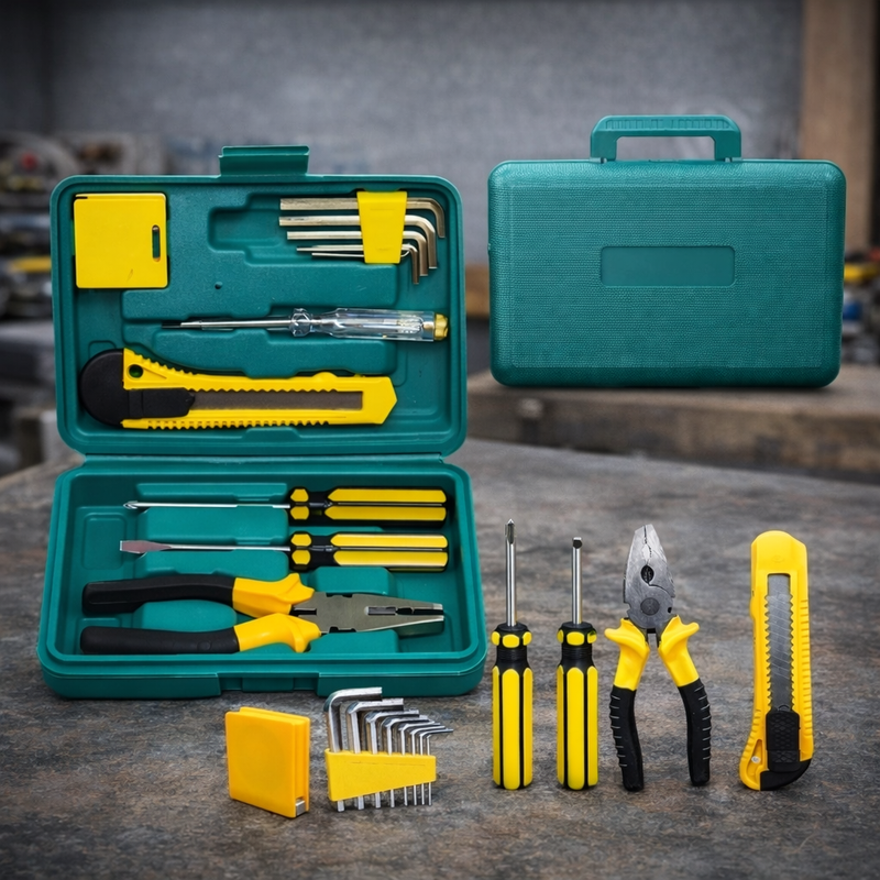 Kit Ferramentas 12 Peças Completo com Maleta