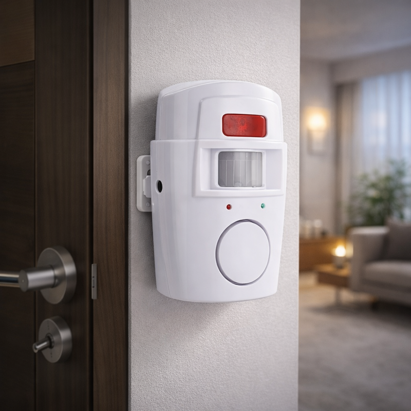 Kit Alarme Residencial Sem Fio com Sensor De Presença
