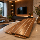 Painel Ripado Autocolante MDF