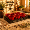 Conjunto Café Completo 6 Xícaras